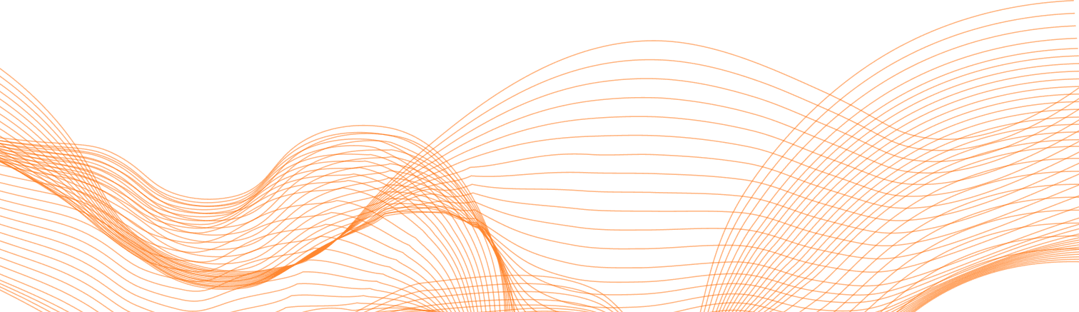 Decorative wave lines